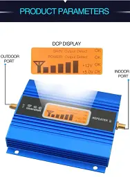 GSM підсилювач Lintratek KW13A 900MHZ Репітер мобільного зв'язку та інтернету 4G LTE (19266)