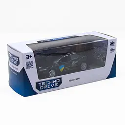 Автомодель TechnoDrive Toyota Camry Uklon чорна (250292) - мініатюра 7