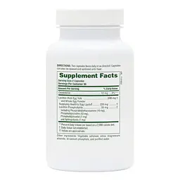 Натуральна добавка Natures Plus Egg Yolk Lecithin 600 mg, 180 вегакапсул - мініатюра 2