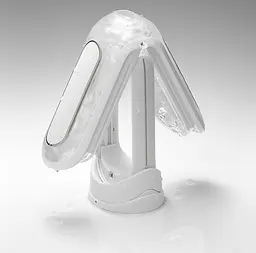 Мастурбатор Tenga Flip Zero EV (Electronic Vibration) розкладний японський з вібрацією, 18х7.5 см (білий) - мініатюра 5