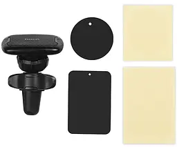 Автотримач Hoco CA65 Magnetic Air Outlet Holder (Black) [50753] - мініатюра 4