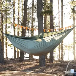 Туристичний одномісний гамак Naturehike (до 150 кг) Зелений - мініатюра 7