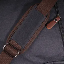 Вертикальна чоловіча сумка через текстильне плече 15х32х8 см Vintage 15х32х8 см sum0021448 - мініатюра 10
