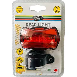 Ліхтарик блимавка світлодіодний Good Bike Hero 5 LED 7 режимів червоне світло (94316-IS) - мініатюра 7