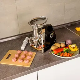 Електром'ясорубка ViLgrand V203-BRMG Black - мініатюра 9