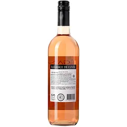 Вино Elegance de Cuvee Rose рожеве сухе 0.75 л - мініатюра 4