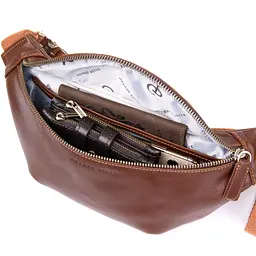 Сумка на пояс GRANDE PELLE 28х12,5х7 см sum0014897 - мініатюра 6