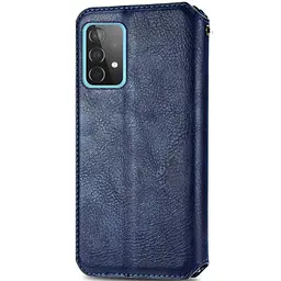 Кожаный чехол-книжка GETMAN Cubic (PU) для Samsung Galaxy A53 5G Синий - миниатюра 2
