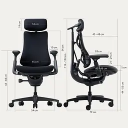 Ігрове крісло LiberNovo Omni Midnight Black (CP-GW-0000015-00-01) - мініатюра 14