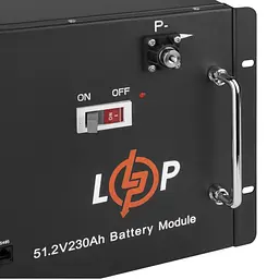 Акумуляторна батарея LogicPower 48V 230AH LiFePO4, 11776Wh з LCD RM Smart BMS 200A - мініатюра 5