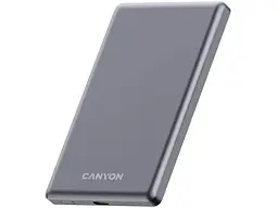 Зовнішній акумулятор (Power Bank) Canyon OnCharge 505 slim 5000mAh 20W Dark Grey (CNS-CPB505DG) - мініатюра 2