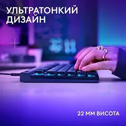 Клавіатура Logitech G515 TKL Mechanical Tactile USB Black (920-012872) - мініатюра 3