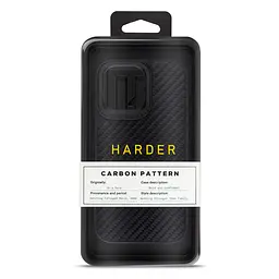 Чехол Harder Carbon Pattern для Apple iPhone 14 Pro Max Black (ARM76780) - мініатюра 3