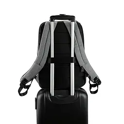 Рюкзак міський офісний Tigernu T-B3516 21л з USB для ноутбука 15.6" Grey (17052) - мініатюра 2