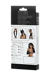 Рукавички Toyfa Kelly Glossy Shiny Wetlook, XL (чорний) - мініатюра 4