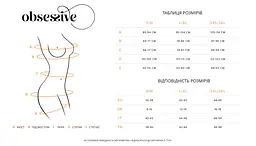 Сорочка Obsessive Alluria chemise & thong, L/XL, чорна, мереживо+мікросітка, стрінги в комплекті - мініатюра 5