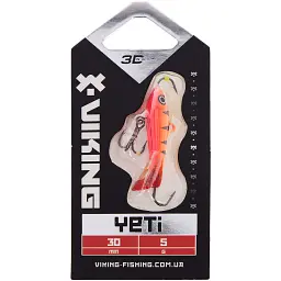 Балансир Viking Fishing Yeti Ice Jig 30mm 5.0g #15 Pink Moon - мініатюра 2