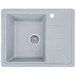 Мийка кухонна Valetti 28N гранітна 620x500 мм сіра - мініатюра 2