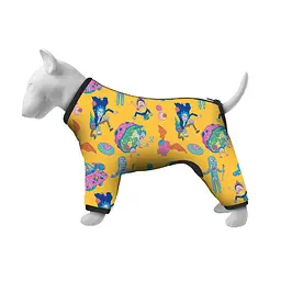 Дощовик для собак WAUDOG Clothes з малюнком Рік і Морті 3 L50 В 70-74 см С 47-50 см