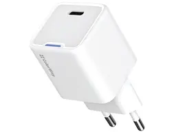 Мережевий зарядний пристрій ColorWay GaN Mini 20 W White (CW-CHS059PD-WT)