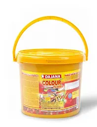 Корм для акваріумних риб для стимуляції пігменту в пластівцях Dajana COLOUR 5 л/1 кг