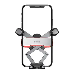 Автотримач Baseus Mr Hui Gravity Car Mount сріблястий SUYL-HU0S - мініатюра 5