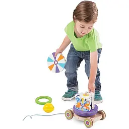 Перша іграшка Melissa & Doug Карусель дерев'яна (MD13616) - мініатюра 4