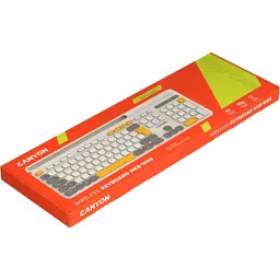Клавіатура Canyon HKB-W03 Wireless UA Beige (CNS-HKBW03BG) - мініатюра 6