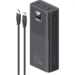 Powerbank USAMS для ноутбука телефону швидка зарядка QC3.0 PD3.0 30000 mAh 65W