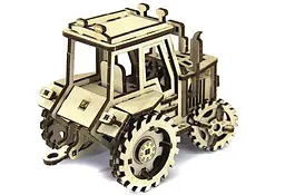Дерев'яний конструктор Трактор John Deere 93 деталі - мініатюра 5