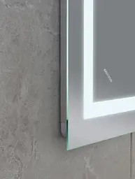 Дзеркало Mixxus Warm MR02-100x70 (годинник, LED-підсвічування, антизапотівання) (MI6002) - мініатюра 6