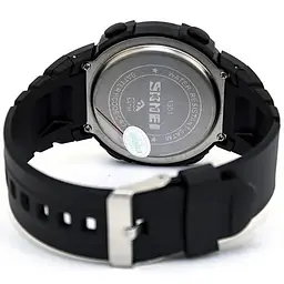 Спортивний жіночий смарт годинник Skmei 1301 Шагомір Bluetooth удароміцний Чорний - мініатюра 2