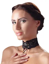 Чокер Cottelli Accessoires Choker Lace (чорний) - мініатюра 2