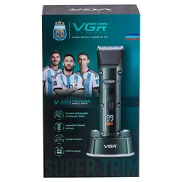 Машинка для стрижки VGR V-696 акумуляторна, зелений VGR HP-V-696 - мініатюра 10