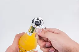 Міні-Мультитул NexTool (KT5014) BOTTLE OPENER Grin Bar, Сріблястий - мініатюра 9