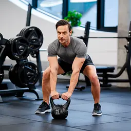 Гиря вінілова Gymtek 10кг чорний - мініатюра 5