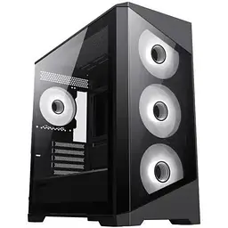 Корпус GameMax Destroyer TGB чорний, без БЖ, Mini Tower, Micro ATX / Mini ITX, 1xUSB 3.1, 2xUSB 2.0, 4x120 мм LED ARGB,