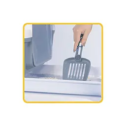 Туалет для котів Stefanplast Cathy Clever&Smart з фільтром 58х45х48 см білий/синій (98708) - мініатюра 2