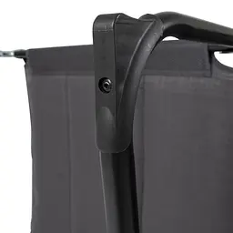 Ліжко розкладне Bo-Camp Sun Lounger With Sunscreen 5 Positions Grey (1304492) - мініатюра 7