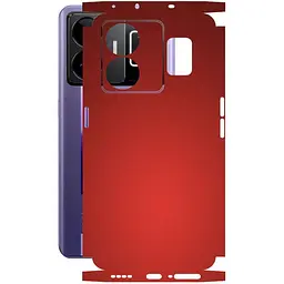 Защитная пленка StatusSKIN для Realme GT Neo 5 Корпус Винил красная матовая