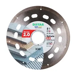 Алмазний диск по кераміці Distar Esthete 1A1R 2.0 115x1.1x6x22.23