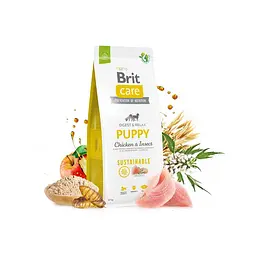 Сухий корм Brit Care Dog Sustainable Puppy для цуценят, з куркою та комахами, 1 кг - мініатюра 10