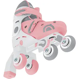 Роликові ковзани Globber Learning Skates 2 в 1 р.30-33 пастельно-рожеві (783-210) - мініатюра 5
