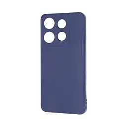 Чехол-накладка для смартфона Infinix Smart 7 (X6515), противоударный, силиконовый, из термополиуретана (ТПУ), с защитой камеры и корпуса, синий, защита всего корпуса, ArmorStandart (ARM69076)