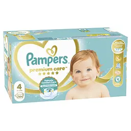 Підгузки Pampers Premium Care Maxi Розмір 4 (9-14 кг) 104 (4015400465447) - мініатюра 2
