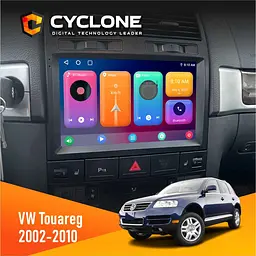 Штатна магнітола Volkswagen Touareg 2002-2010 Cyclone C9-001 2x32 CPL Cyclone (НФ-00002943)