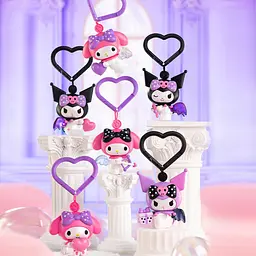 Механічна іграшка-сюрприз Pop Top Kuromi & My Melody Милі крильця (24MDL-003) - мініатюра 6