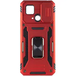 Ударостійкий чохол Camshield Army Ring для Xiaomi Redmi 10C Червоний / Red - мініатюра 4