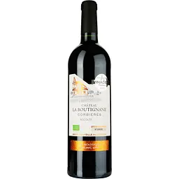 Вино Chateau La Boutignane Rouge 2021 Corbieres AOP червоне сухе 0.75 л - мініатюра 2