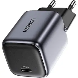 Мережевий зарядний пристрій Ugreen CD318 Nexode Mini 20W PD GaN Tech Charger Gray (90664) [99291] - мініатюра 3